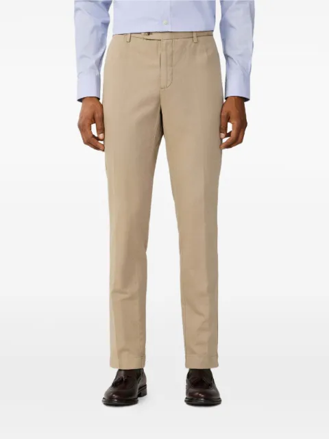 Hackett London Kensington belt-loop trousers Neutrals HM2100112