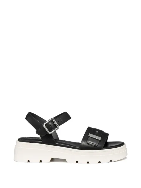 Geox buckle-fastening chunky-sole sandals Black D670NB00043C9999