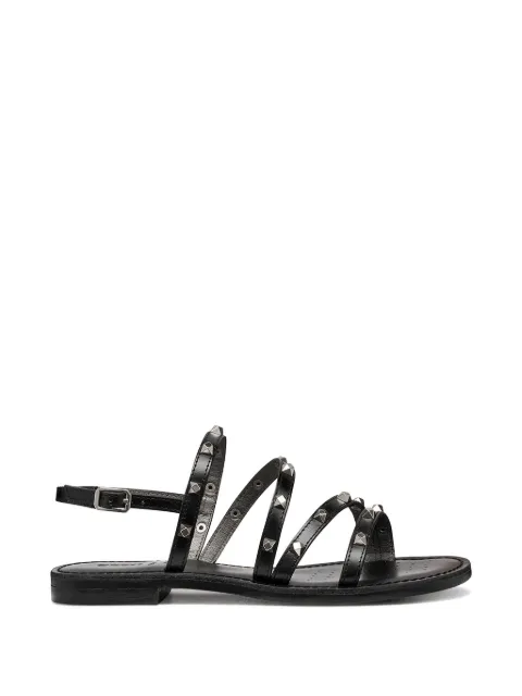 Geox stud-embellished multi-strap sandals Black D65YMH0001JC9999