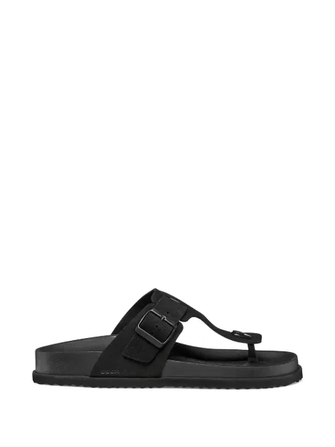 Geox buckle-fastening thong sandals Black U651KB00022C9999