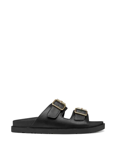 Geox stud-embellished buckle-fastening sandals Black J65P0B000BCC9999