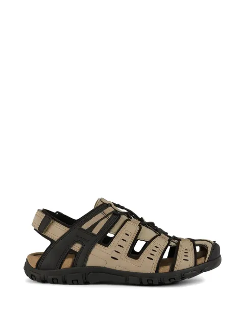 Geox Strada cut-out touch-strap sandals Neutrals U4524C000EKC6738
