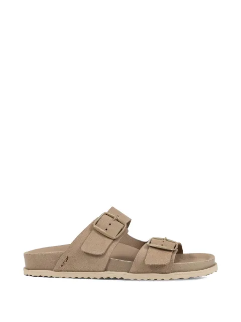 Geox buckle-fastening double-strap sandals Neutrals D558RA00022C6738