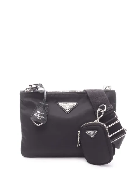 Prada Pre-Owned 2019-2026 Re-Edition 2000 crossbody bag Black X2CX84ZSF566CW4E