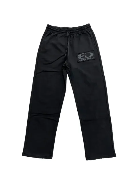 Bottega Desires logo-patch track pants Black BD014