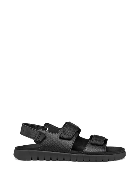 Geox U FLEXTRIDE S touch-strap sandals Black U652JA0009BC9999