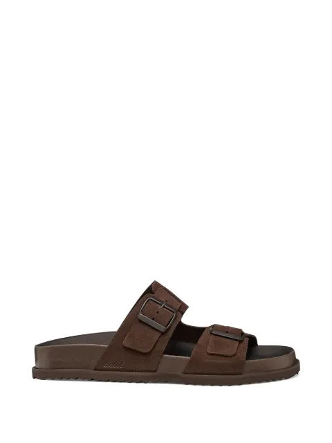 Geox Parnaiba buckle-fastening leather sandals Brown U651KA00022C6006