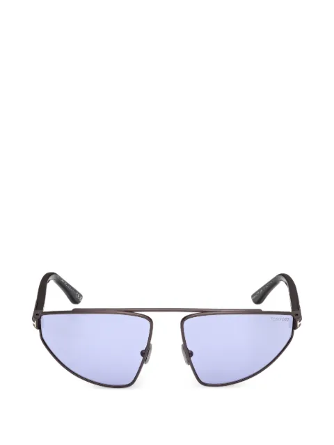 TOM FORD Eyewear geometric-frame sunglasses Grey FT139913Y