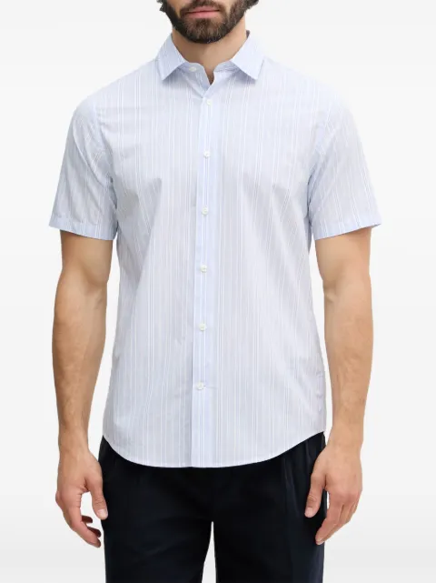 Gant vertical-stripe short-sleeve shirt Blue 3260071