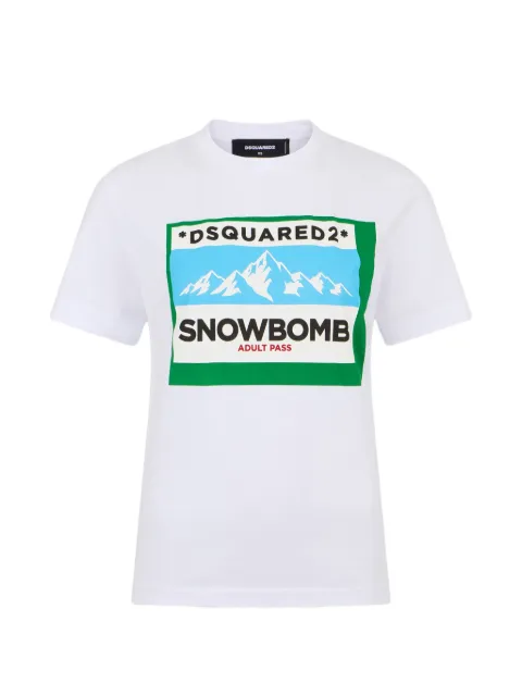 DSQUARED2 graphic-print T-shirt White S72GD0639D20020