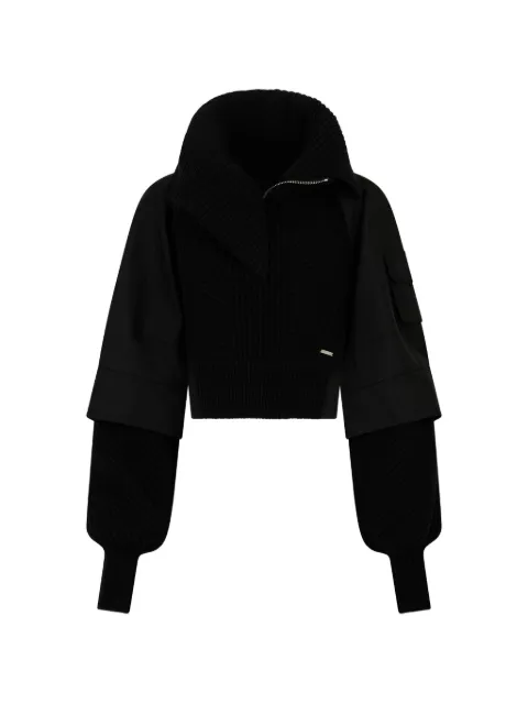 DSQUARED2 Snowball ribbed-knit sweater Black S72HA1278D13260