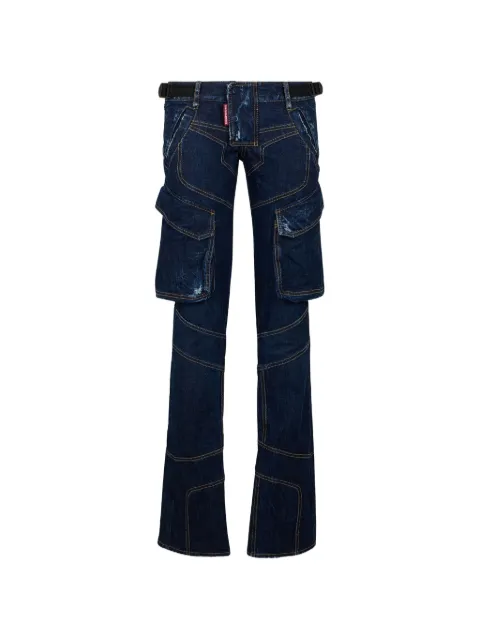 DSQUARED2 belt-loops jeans Blue S72KA1363D30011