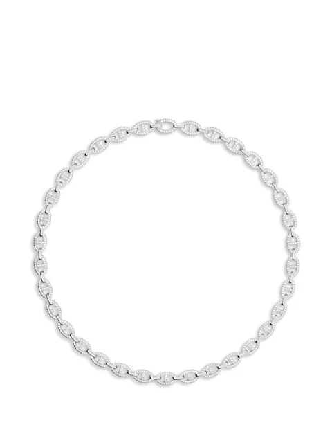APM Monaco Maille Marine pavé-set necklace Silver WC7857OX
