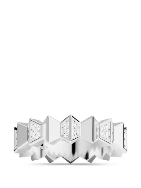 APM Monaco Up and Down crystal-embellished ring Silver W23692OX