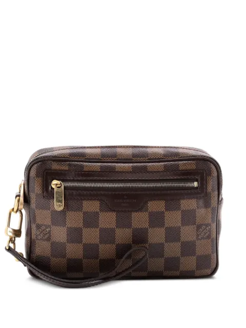 Louis Vuitton Pre-Owned Pochette Macao Damier clutch bag Brown EHZIZYKCHFAF0EVI