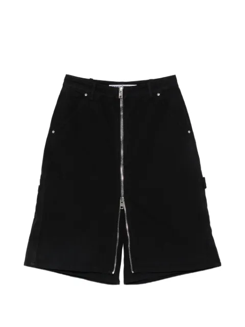 Alexander Wang zip-front cargo shorts Black 1WC3265395