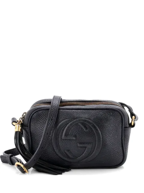 Gucci Pre-Owned Soho Disco Leather Mini crossbody bag Black DVRMT6X7LXAWH6D9