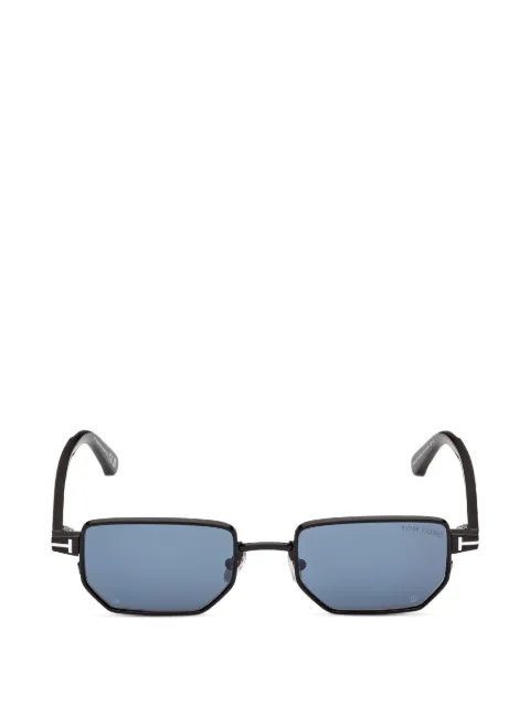 TOM FORD Eyewear geometric-frame sunglasses Black FT1360