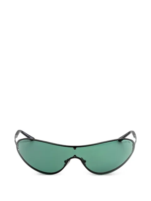 TOM FORD Eyewear Brady-02 geometric-frame sunglasses Green FT1396