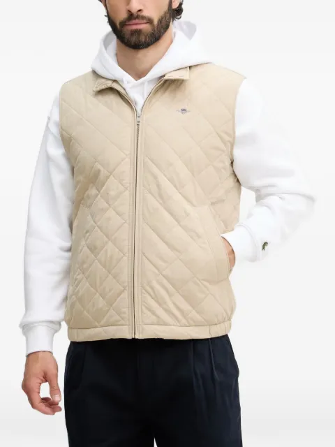 Gant Windcheater quilted gilet Neutrals 7006341