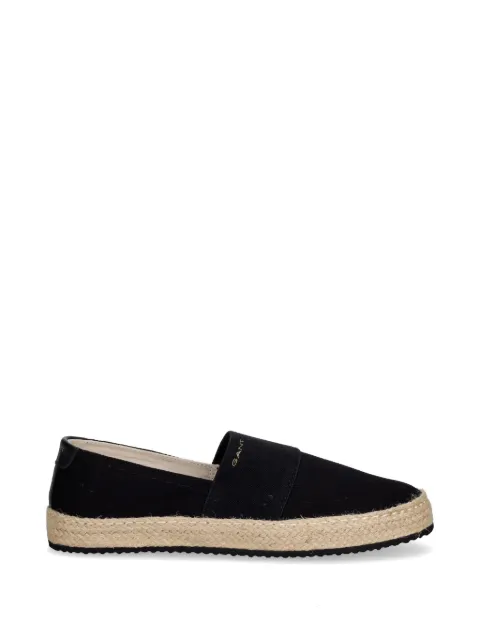 Gant elasticated-strap braided espadrilles Black 32568323