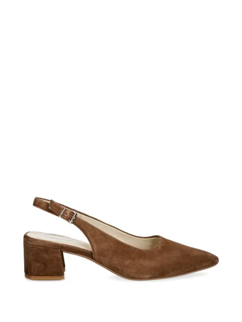 VAGABOND Marta pointed-toe slingback pumps Brown 592814089