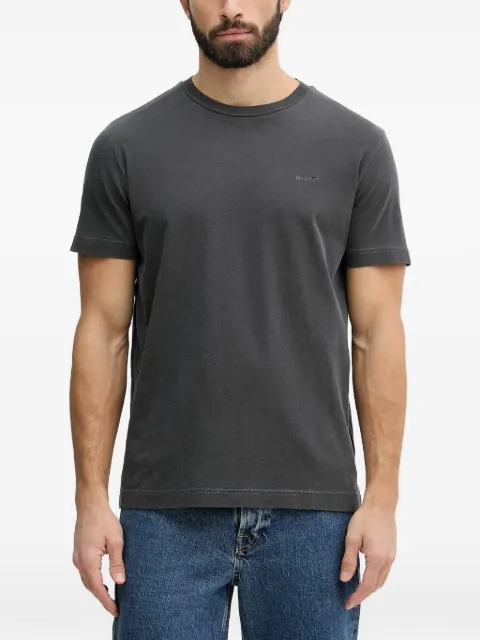 Gant logo-embroidered T-shirt Black 2003419