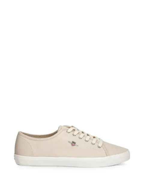 Gant lace-up logo-embroidered sneakers Neutrals 32538309