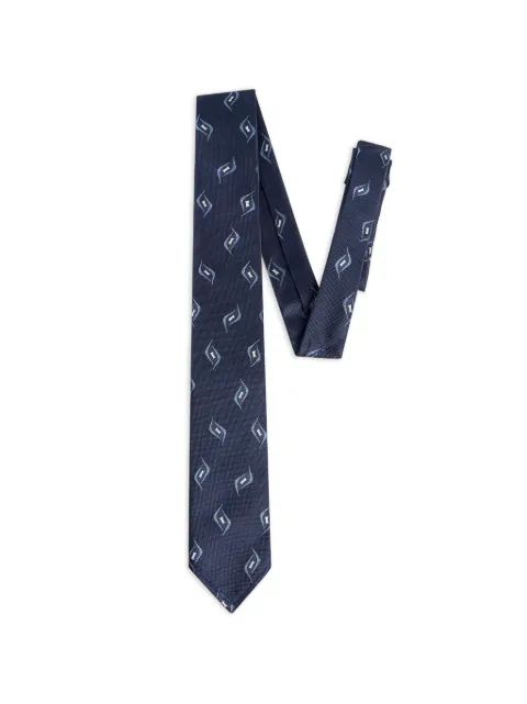 DSQUARED2 geometric-print tie Blue TIM000105S09104