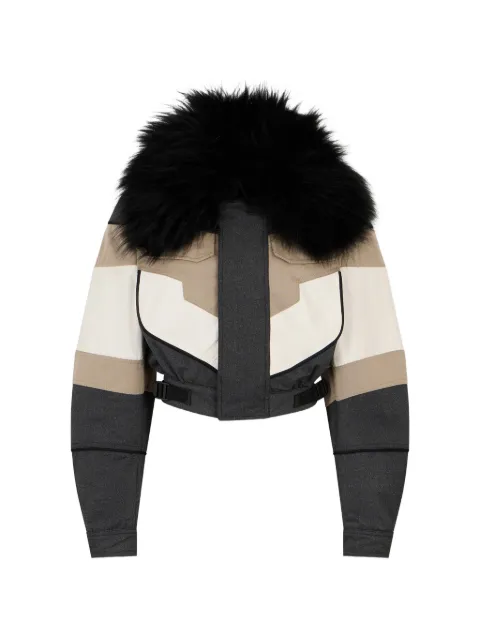 DSQUARED2 colour-block ski jacket Grey S72AM1156D35553