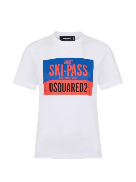DSQUARED2 graphic-print T-shirt White S72GD0637D20020