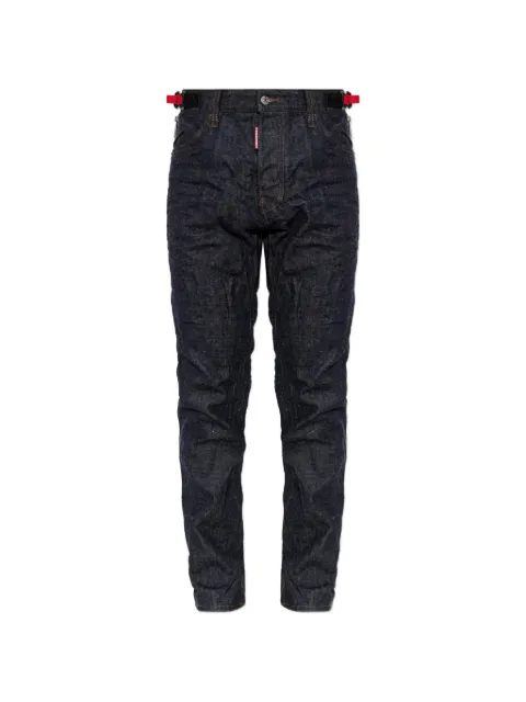 DSQUARED2 belt-loops cotton jeans Blue S71LB1816S30485
