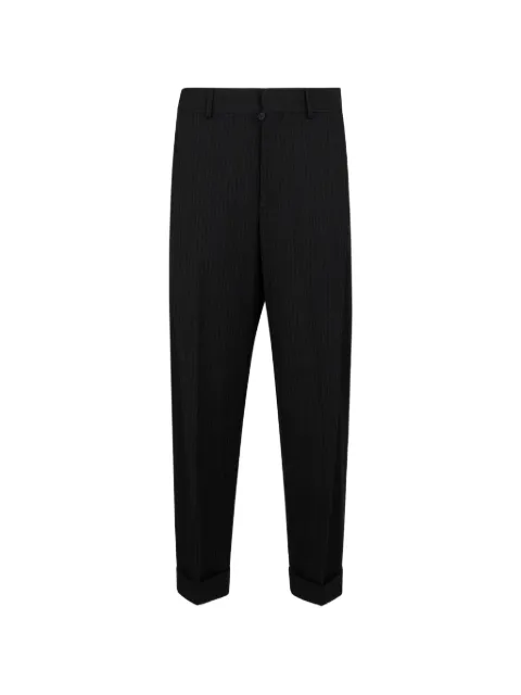 DSQUARED2 pinstriped pleated trousers Black S71KB0822D35545