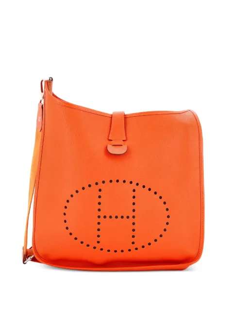 Hermès Pre-Owned Evelyne Bag Gen III Epsom GM crossbody bag Orange XRJQUWCSX3AE762W