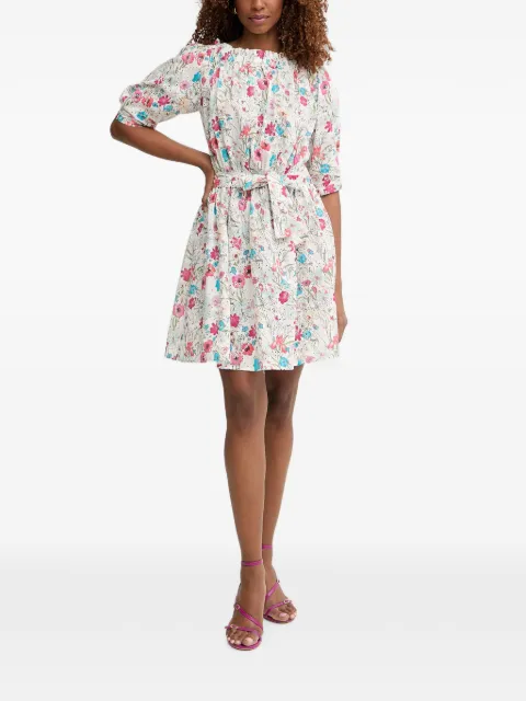LIU JO floral-print mini dress White VA6097T531A