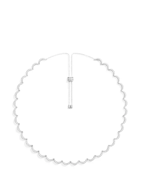 APM Monaco Waves scalloped necklace Silver WC7697OX