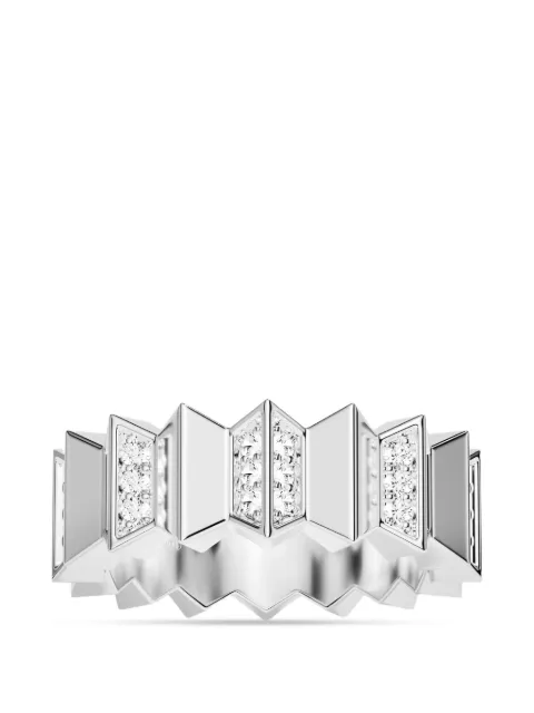 APM Monaco Up and Down XL crystal-embellished ring Silver W23466OX