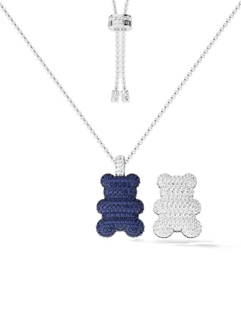 APM Monaco Yummy Baba bear-pendant necklace White WC8269XKB
