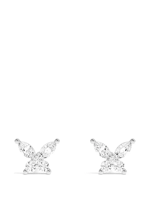 APM Monaco butterfly stud earrings Silver WE13732OX