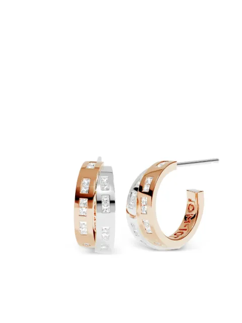 APM Monaco Morse Toi Moi earrings Silver WE16024XRW