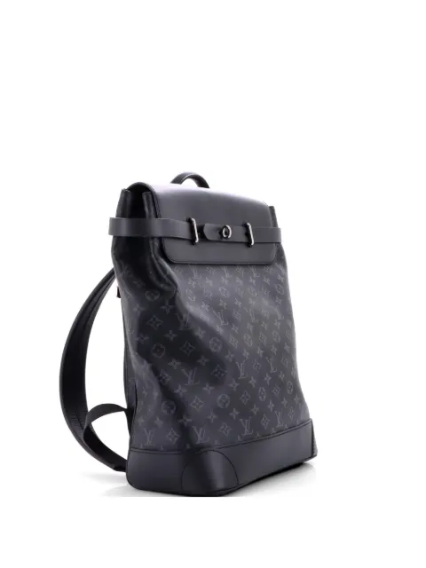 Louis Vuitton Pre-Owned Steamer Monogram Eclipse Canvas backpack Black BCAFLRKAP7S76EQF