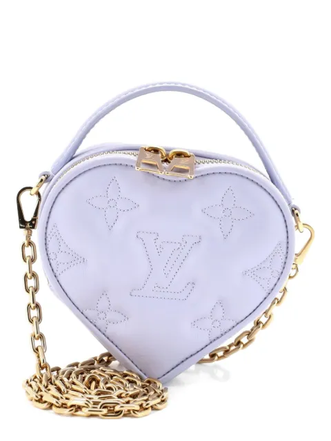 Louis Vuitton Pre-Owned Pop My Heart Pouch Bag Bubblegram Leather crossbody bag Purple A2OCPYW3DGAA8ESS