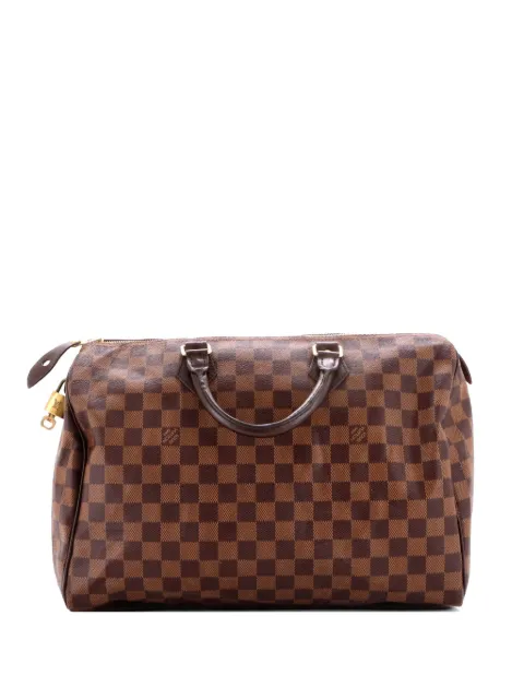Louis Vuitton Pre-Owned Speedy Handbag Damier 35 satchel Brown 9NWEFRCDLNG5AZKQ