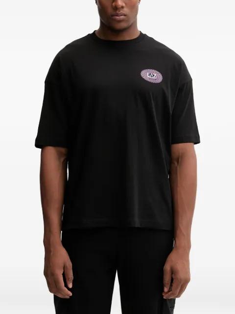 Ea7 Emporio Armani logo-print T-shirt Black 7M001419AF22264