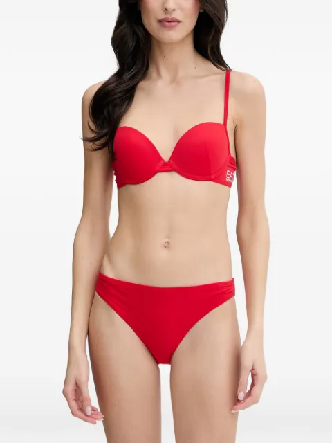 Ea7 Emporio Armani logo-print bikini Red 7W000320AF20663