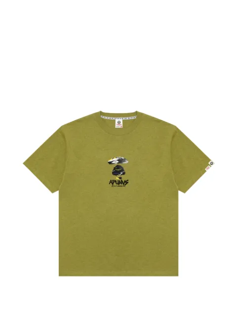 AAPE BY *A BATHING APE® logo-patch T-shirt Green ATE1839XAQ