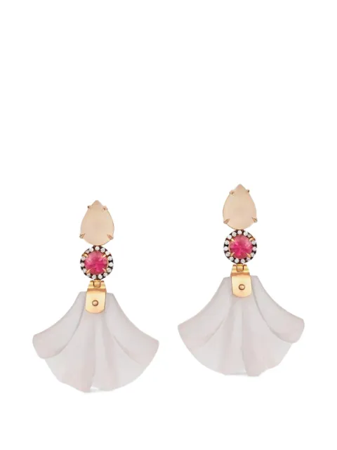 SILVIA FURMANOVICH Dervish multi-stone earrings Pink BR83053