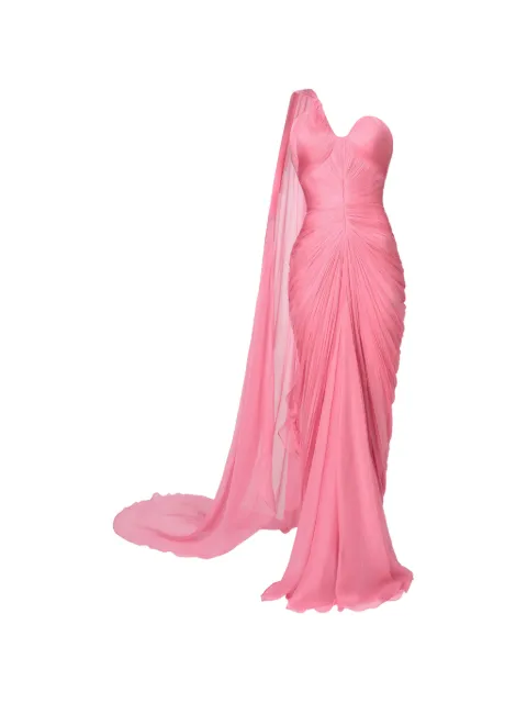 Iris Serban Living maxi dress Pink LEAVE