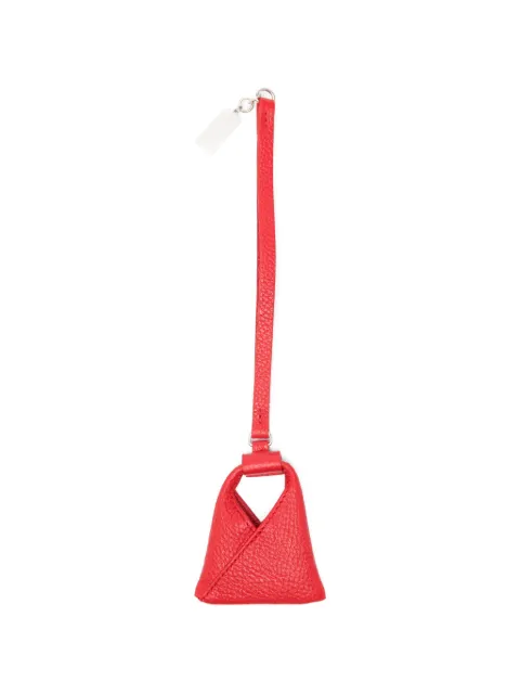 MM6 Maison Margiela leather keyring Red SA5UA0006P9202