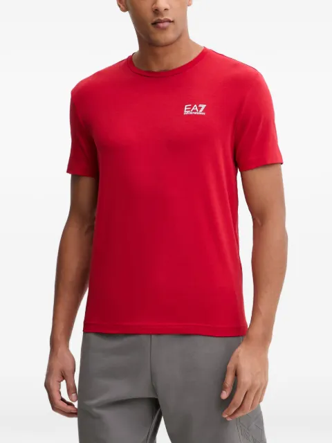Ea7 Emporio Armani logo-print short-sleeve T-shirt Red 8NPT26PJVQ